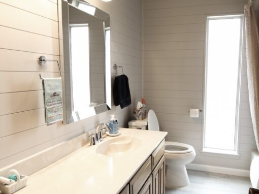 Partial guest bathroom remodel in Bedford, TX