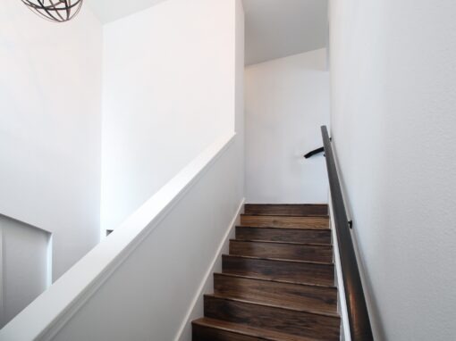 Stairwell remodel in Fort Worth, TX